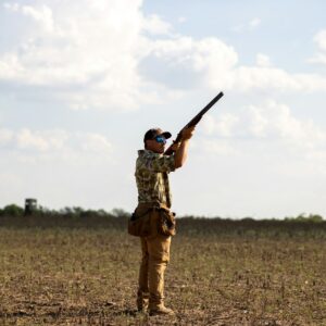 a man holding a gun